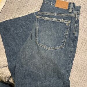 Madewell Low Slung Baggy Crop Jeans